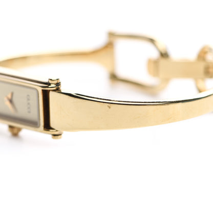Gucci Stainless Steel 12mm 1500L Horsebit Quartz Watch Gold 6 of 6