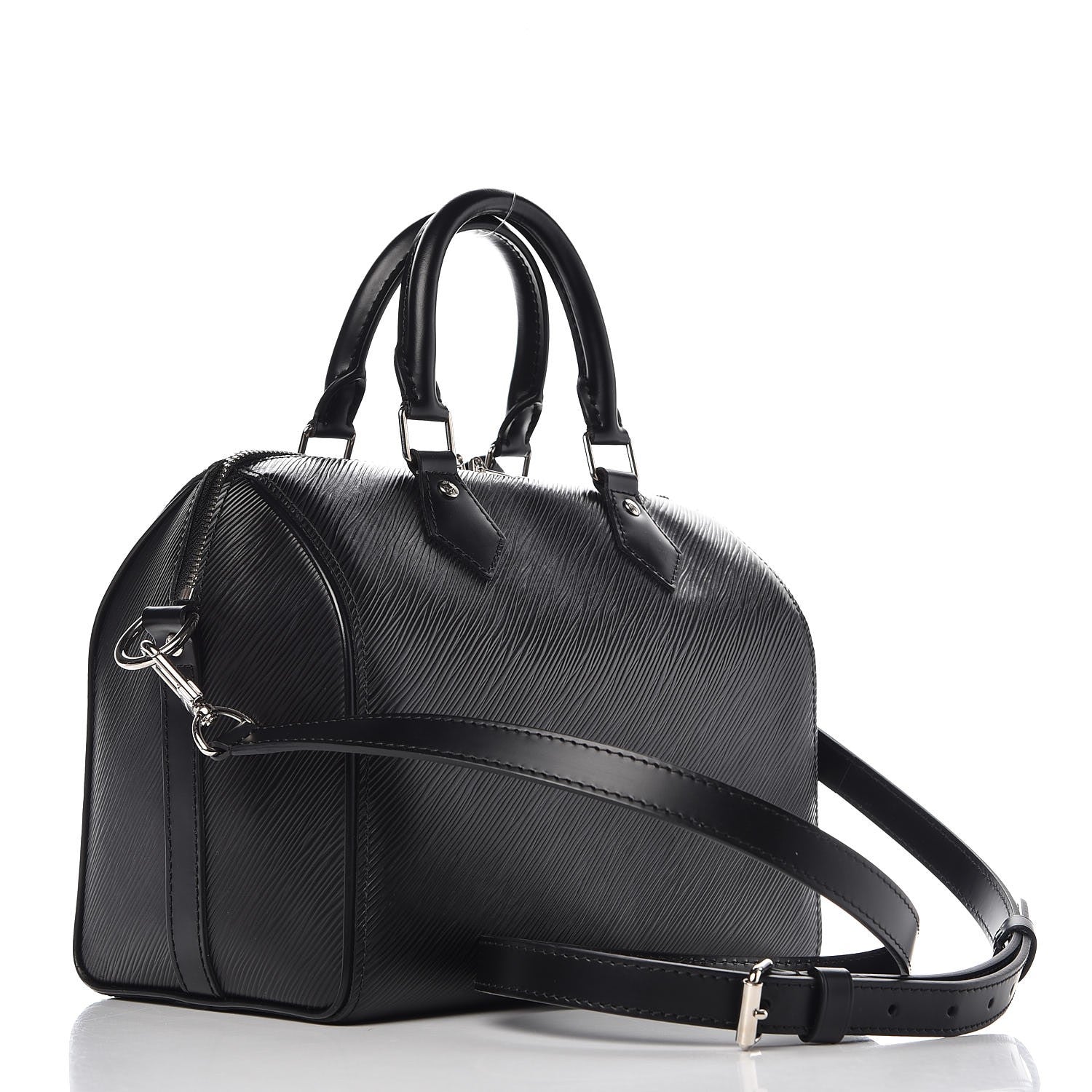 Louis Vuitton Epi Speedy Bandouliere 25 Black 4 of 11