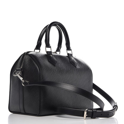 Louis Vuitton Epi Speedy Bandouliere 25 Black 4 of 11
