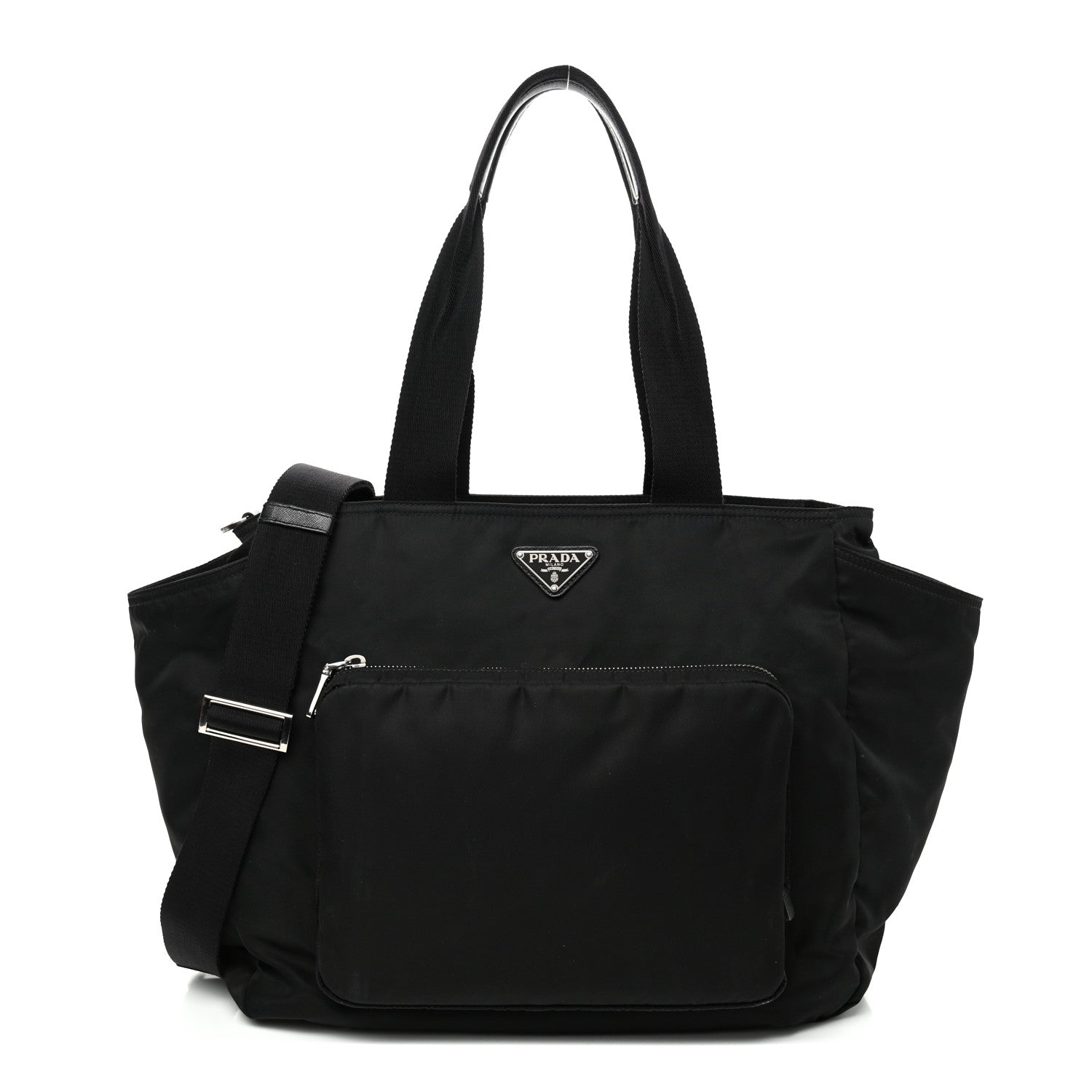Prada Nylon Vela Baby Bag Black 1 of 4