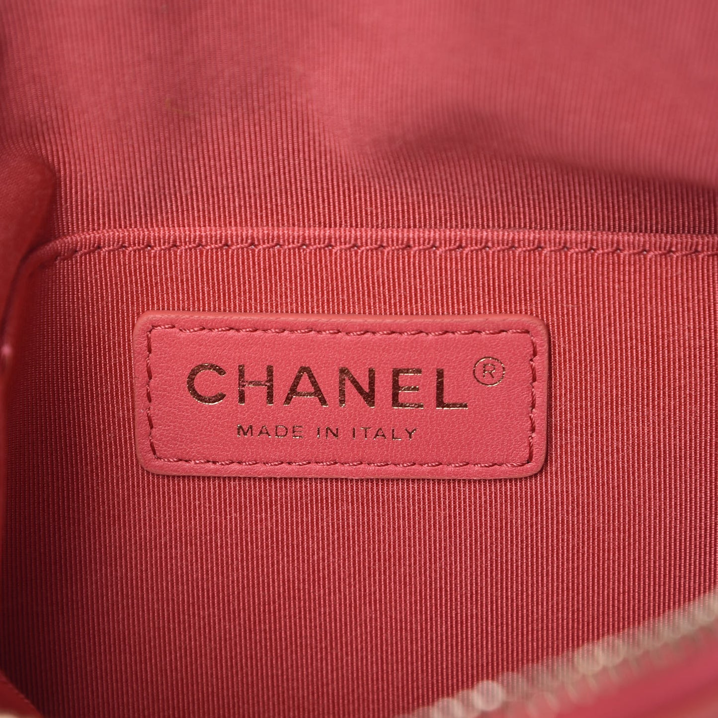 Crumpled Glazed Lambskin Quilted Waist Bag Fanny Pack Pink