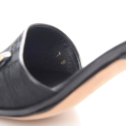 Chanel Nylon Travel Ligne CC Mules 37 Black 10 of 11