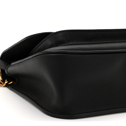 Louis Vuitton Grained Calfskin Lockme Chain Bag PM Black 8 of 10
