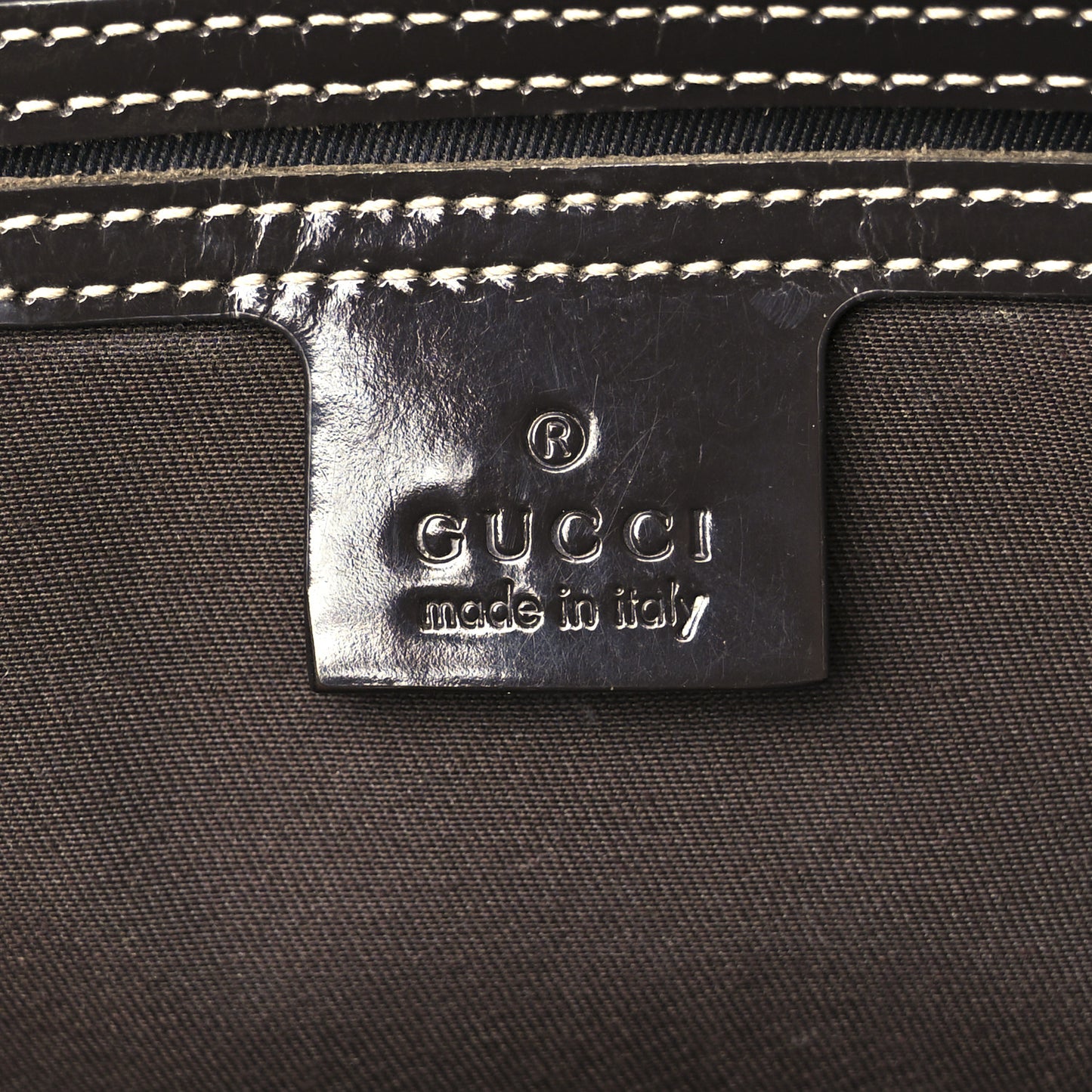 GG Plus Monogram Medium Joy Boston Dark Brown