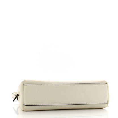 Fendi Shiny Nappa Micro Peekaboo Iconic Satchel White 4 of 13