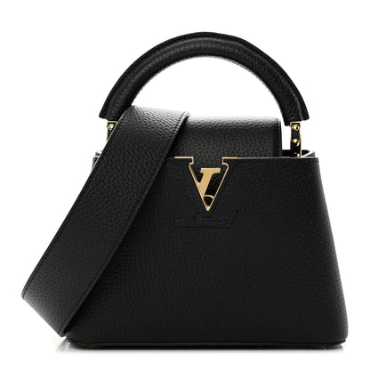 Louis Vuitton Taurillon Mini Capucines Black 1 of 10