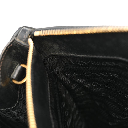 Prada Saffiano Lux Large Galleria Double Zip Black 11 of 15