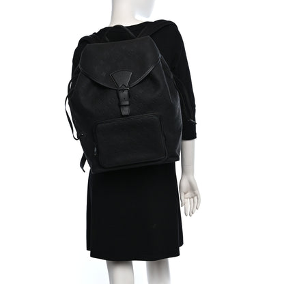 Louis Vuitton Taurillon Monogram Montsouris Backpack Black 2 of 9