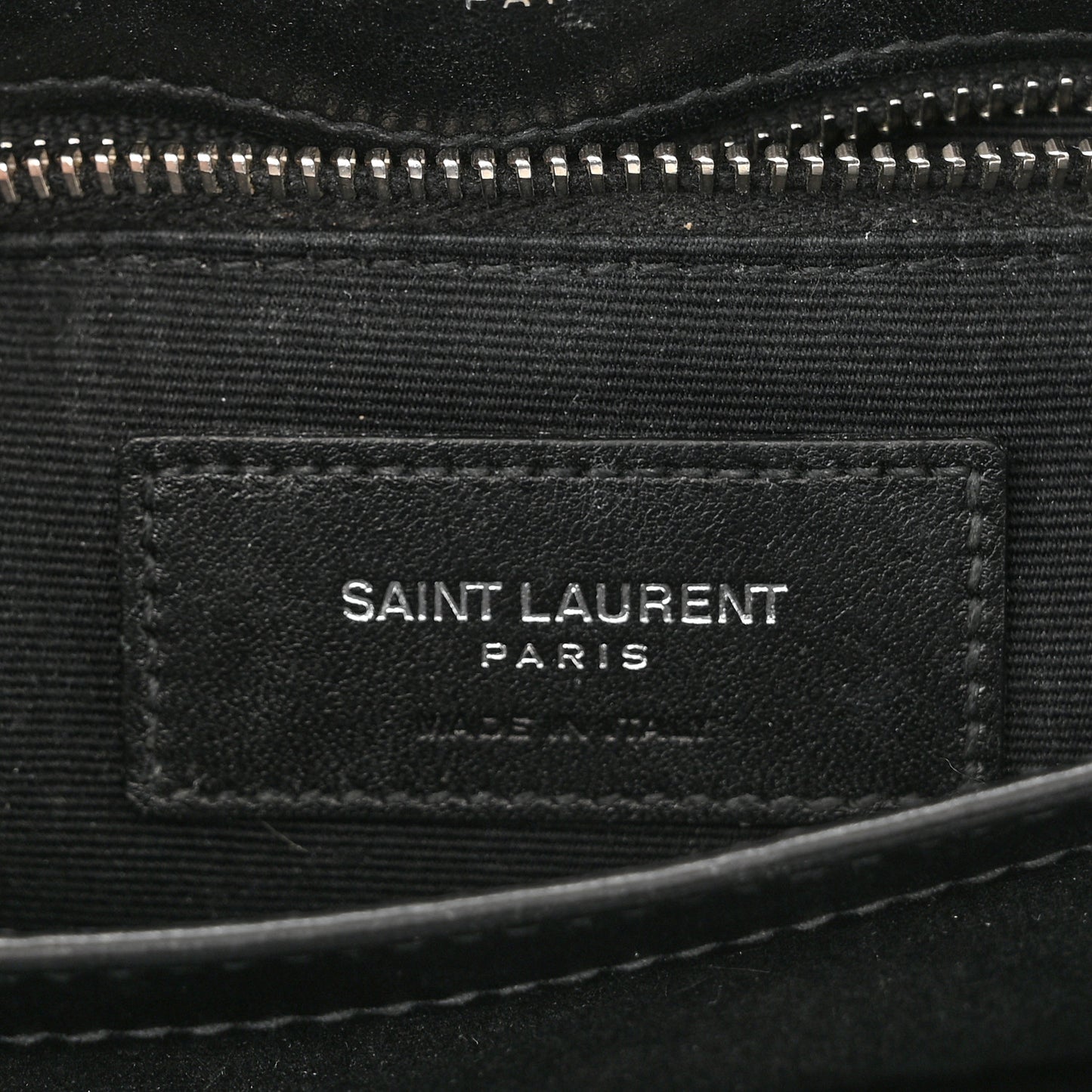 Calfskin Y Quilted Monogram Toy Loulou Crossbody Bag Black