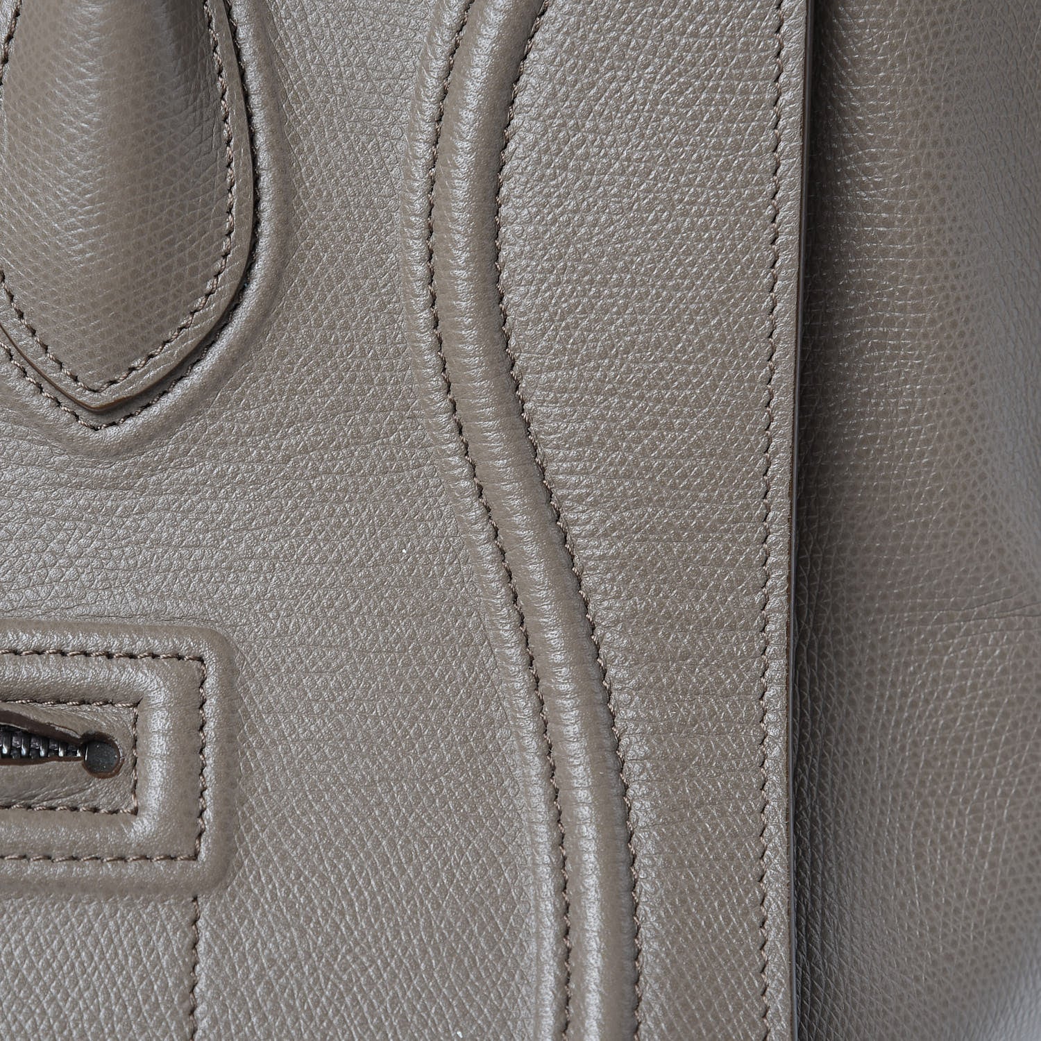 Celine Grained Calfskin Medium Phantom Luggage Taupe 14 of 20
