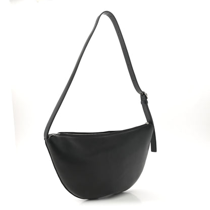 The Row Finely Grained calfskin Calfskin Jouvette Bag Black 3 of 9