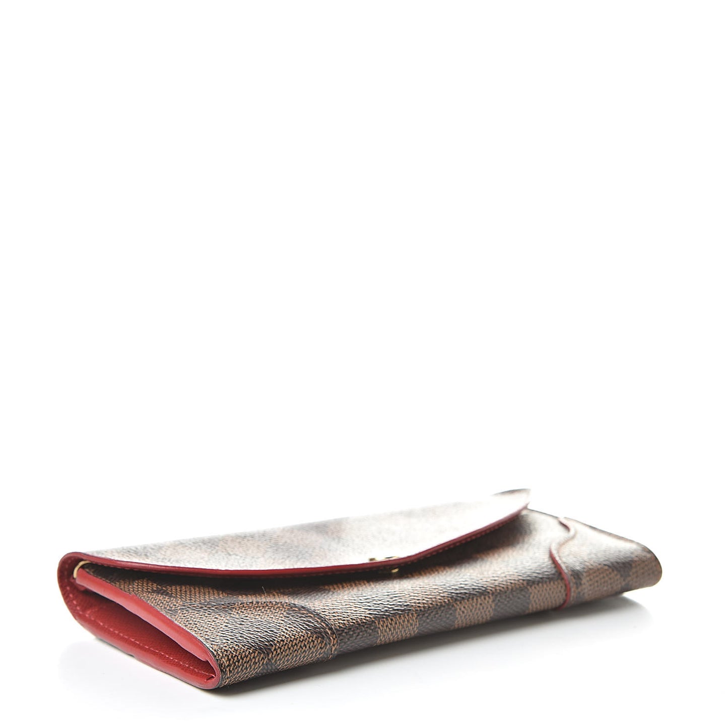 Damier Ebene Caissa Wallet Cherry