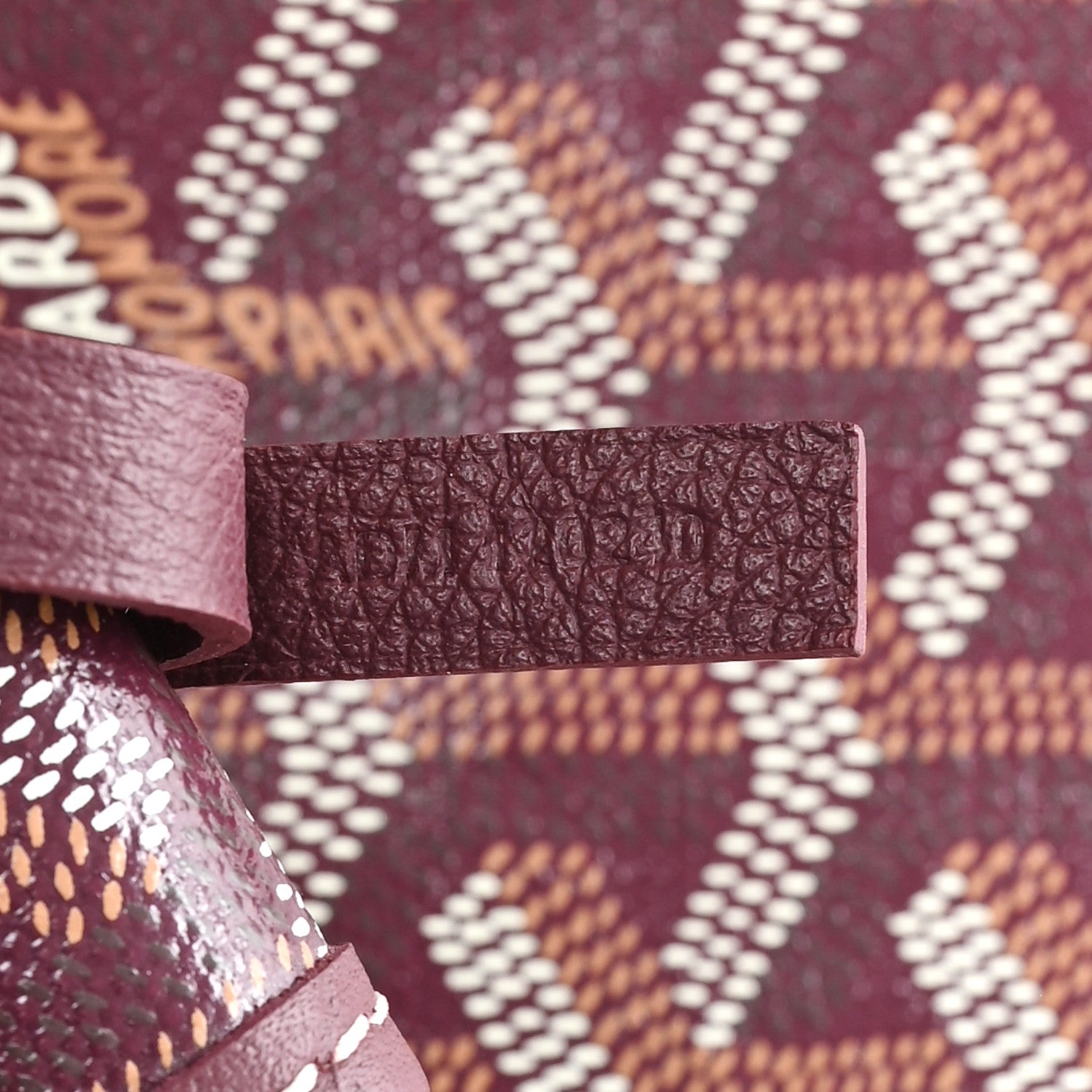 Goyard Goyardine Boheme Hobo Burgundy 8 of 11