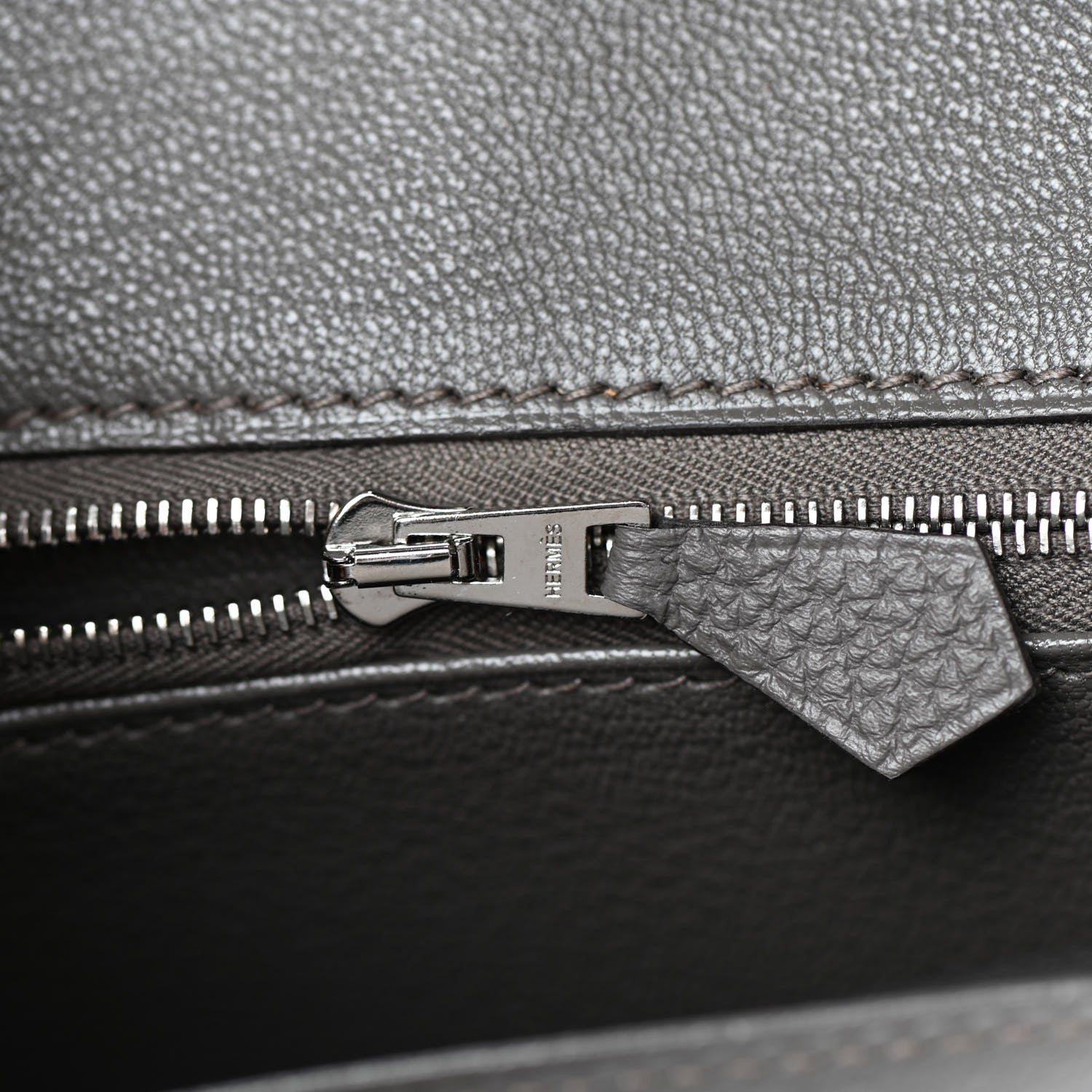 Hermes Togo Birkin 25 Etain 16 of 33