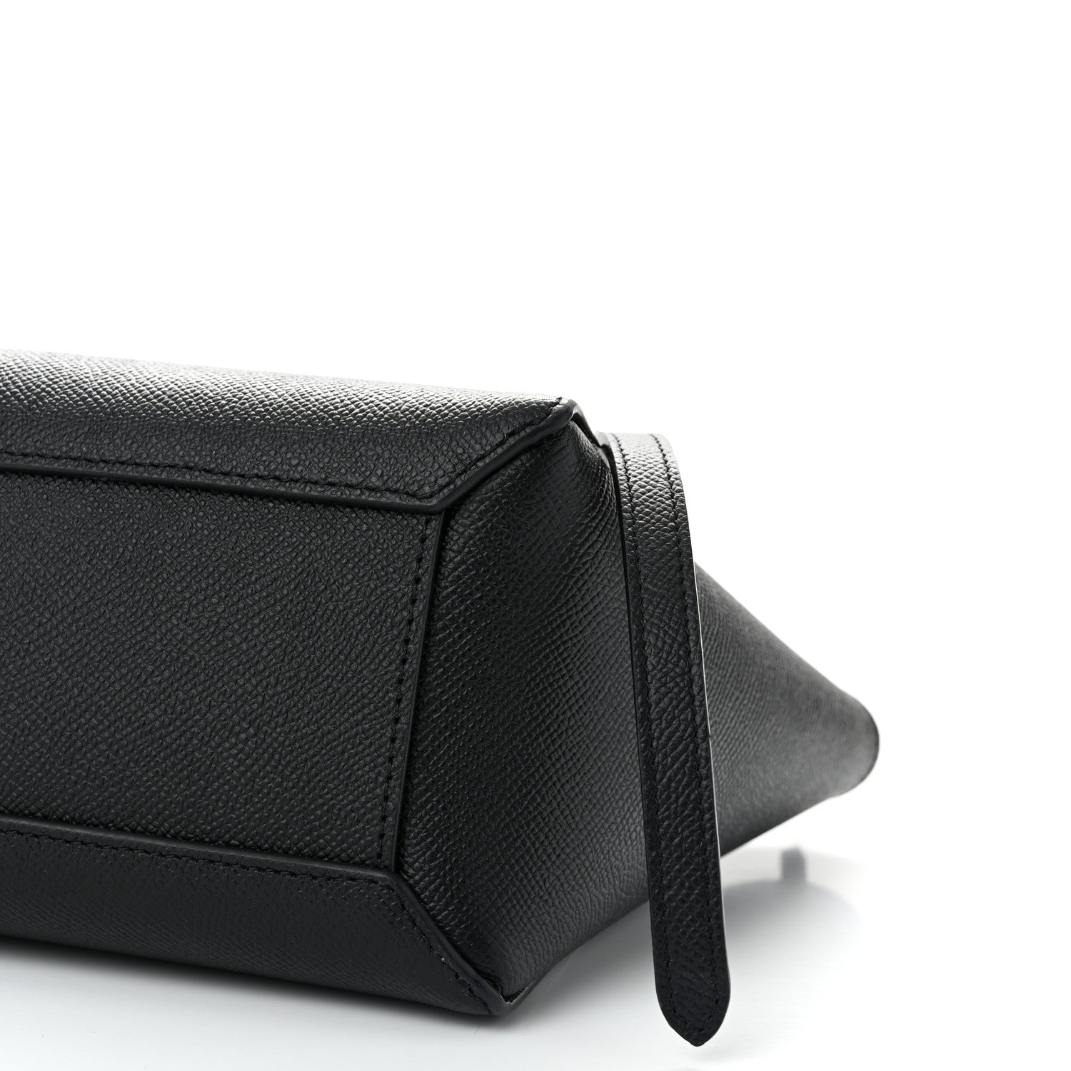 Celine Grained Calfskin Nano Belt Bag Black 9 of 10