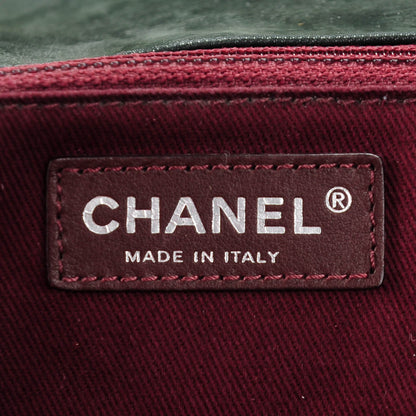 Chanel Iridescent Calfskin In The Mix Jumbo Flap Black 6 of 8