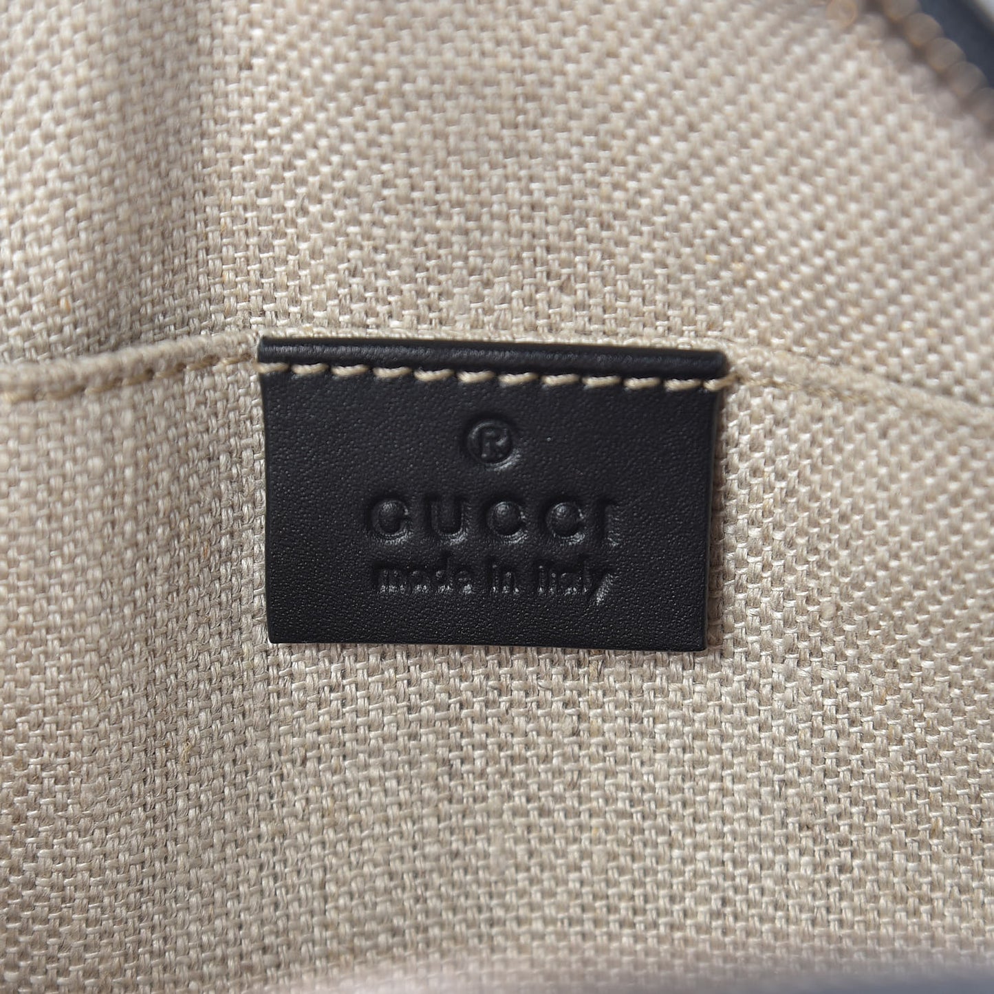 Calfskin Web Small Webby Bee Shoulder Bag Black