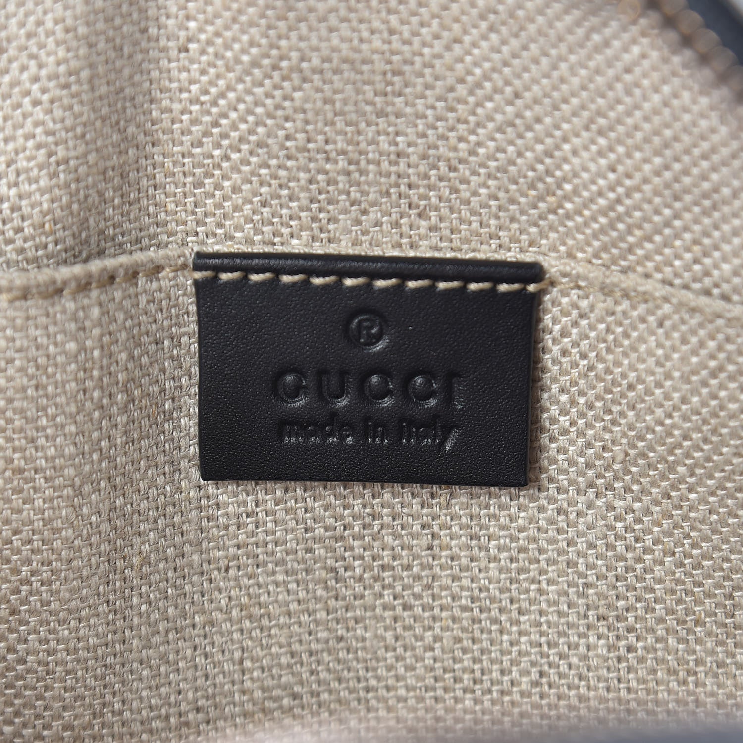 Gucci Calfskin Web Small Webby Bee Shoulder Bag Black 6 of 10