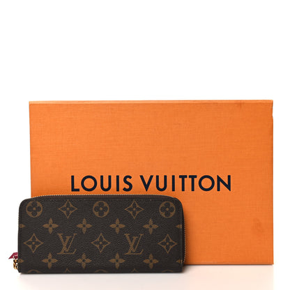 Louis Vuitton Monogram Clemence Wallet Fuchsia 7 of 7