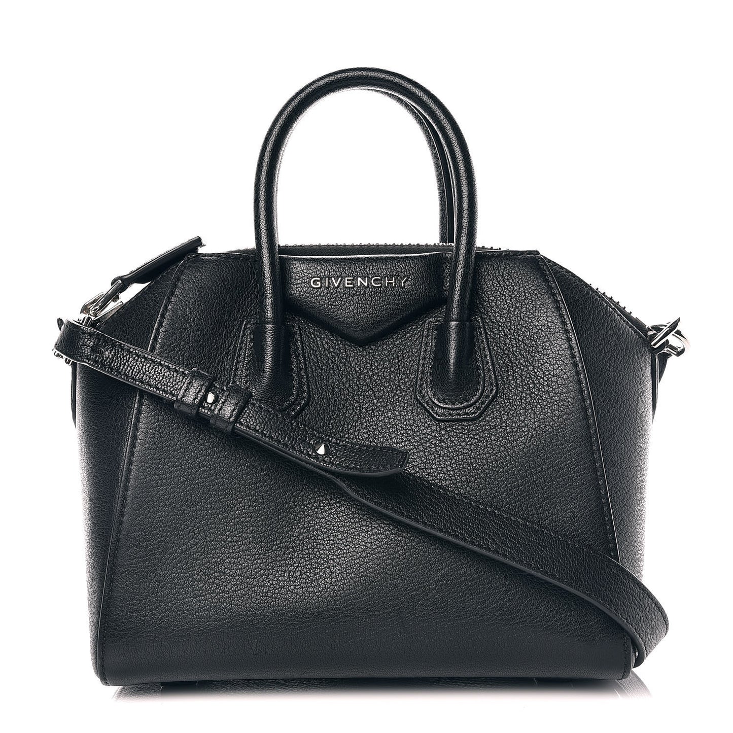 Sugar Goatskin Mini Antigona Black