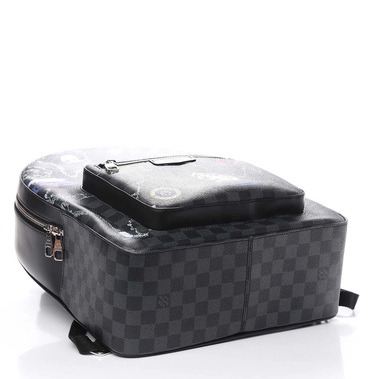 louis vuitton backpack map design Louis Vuitton Damier Graphite World Map Josh Backpack 489754 – FASHIONPHILE
