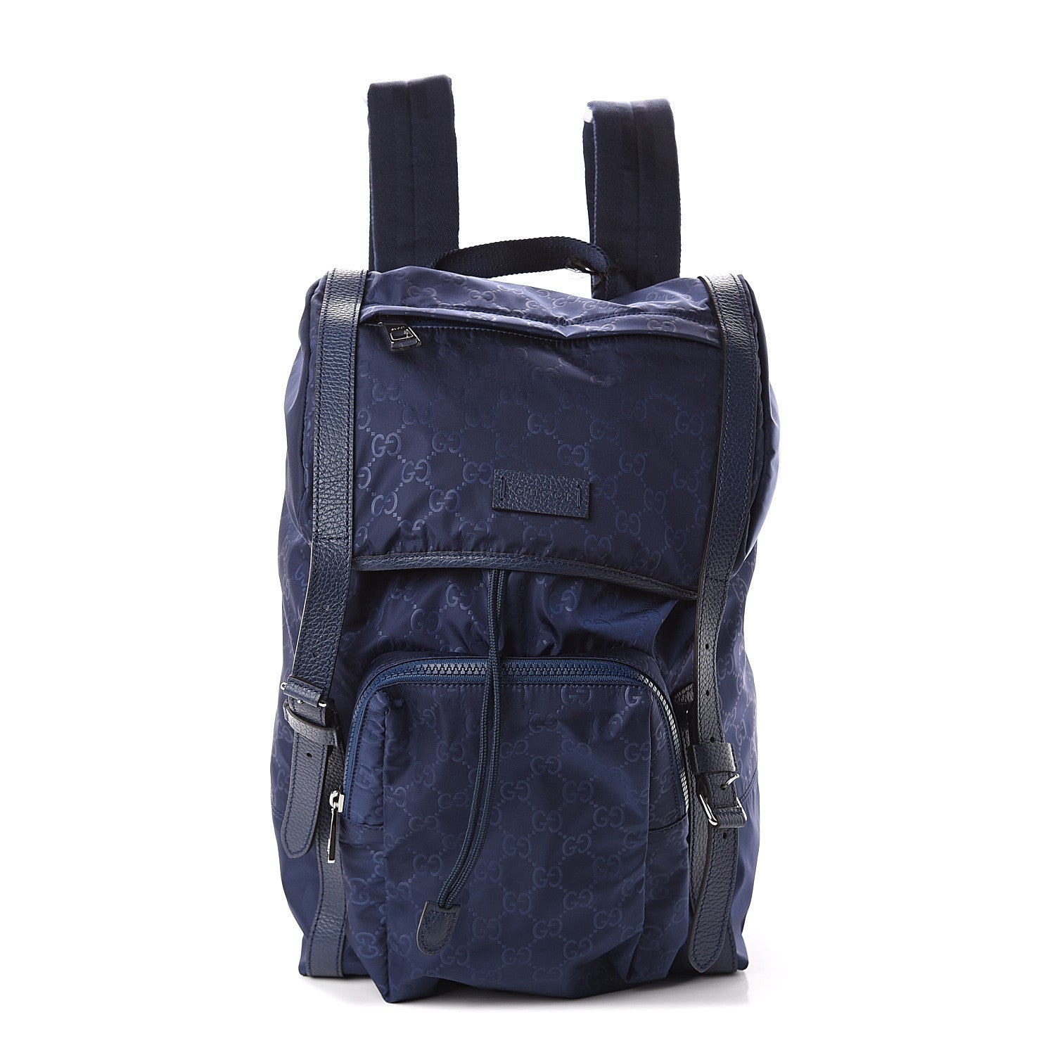 Gucci Nylon Monogram Medium Light Double Buckle Backpack Tide 1 of 8
