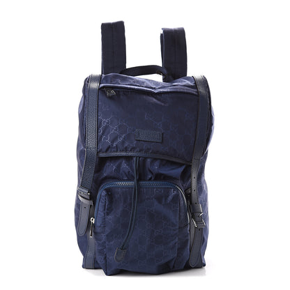 Gucci Nylon Monogram Medium Light Double Buckle Backpack Tide 1 of 8