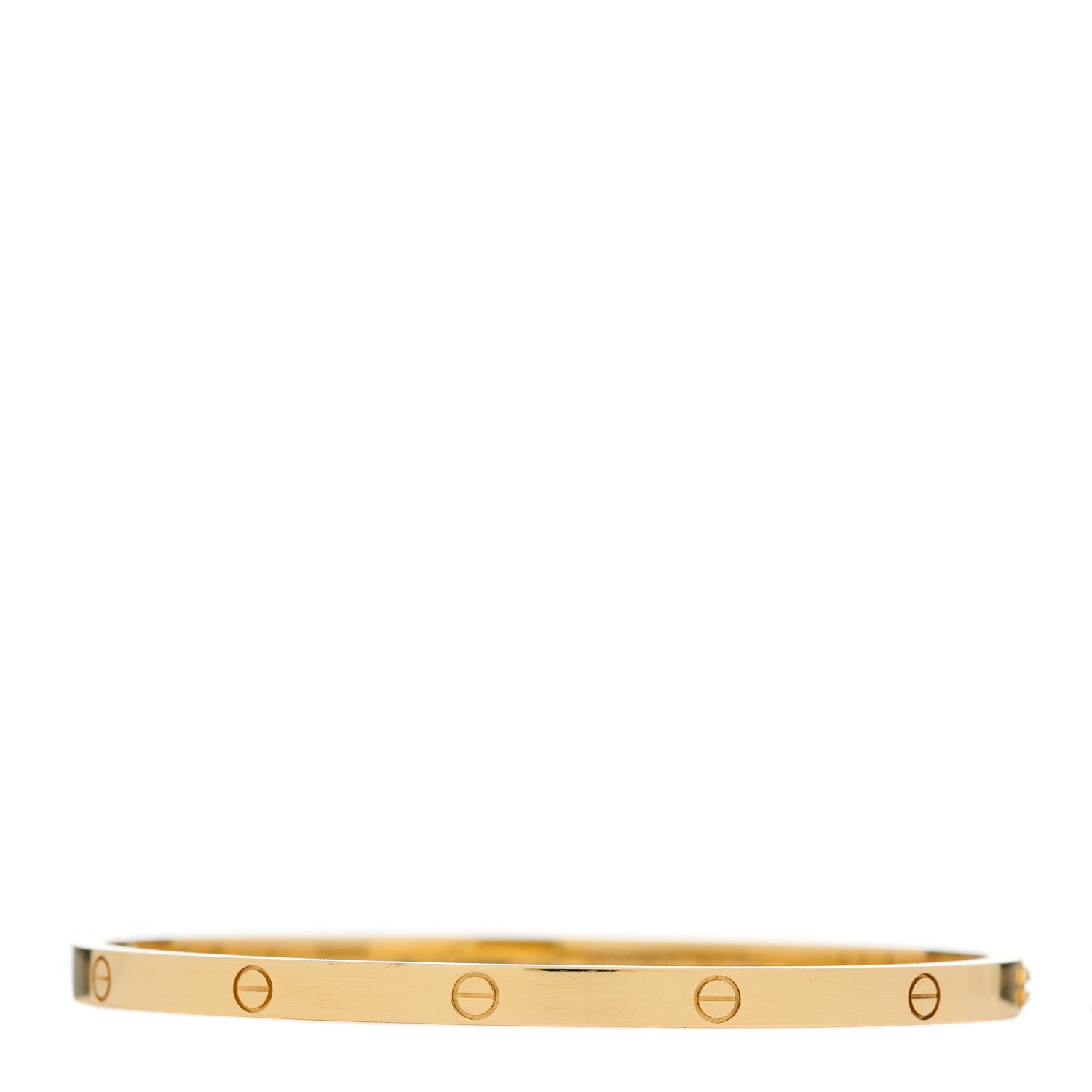 Cartier 18K Yellow Gold Small LOVE Bracelet 17 1 of 8