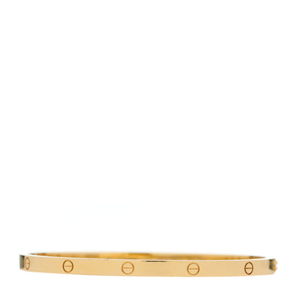Cartier 18K Yellow Gold Small LOVE Bracelet 17 1 of 8