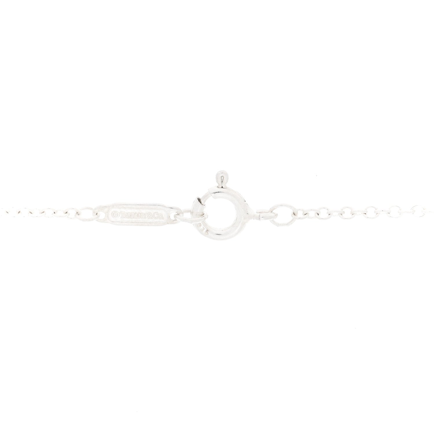 Tiffany Sterling Silver Rubedo Large Interlocking Circles Pendant Necklace 4 of 4