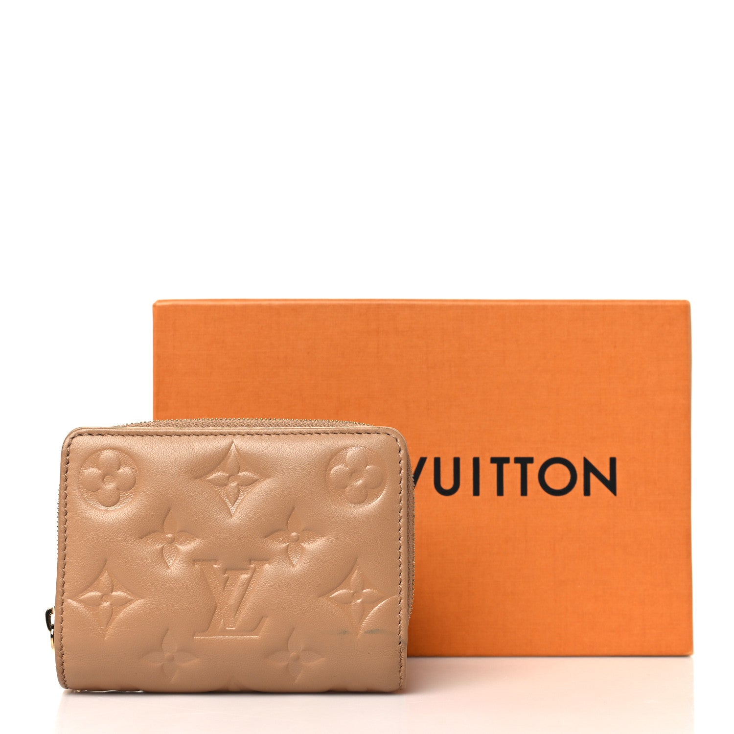 Louis Vuitton Lambskin Embossed Monogram Lou Coussin Wallet Camel 11 of 11