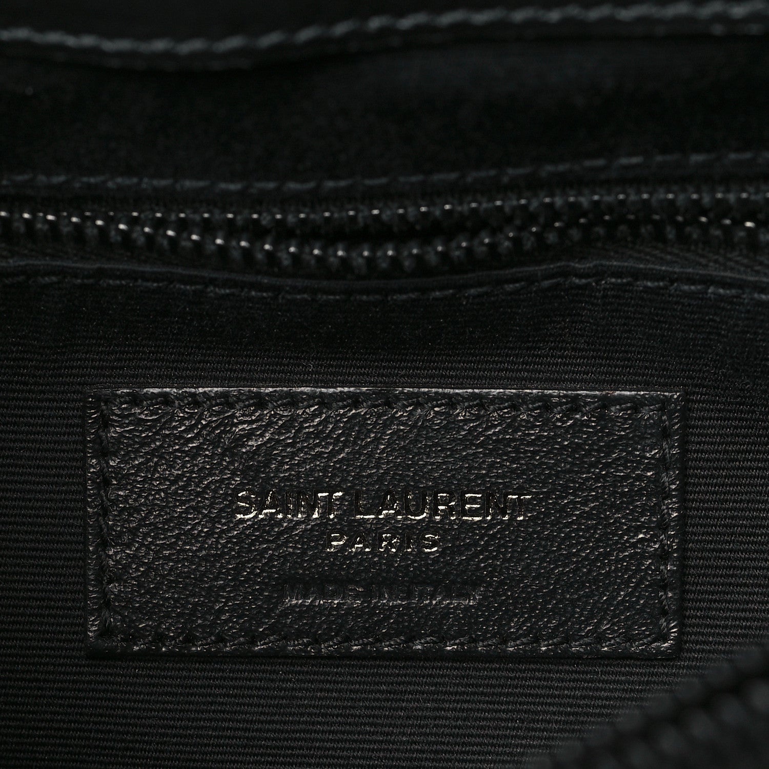 Saint Laurent Calfskin Y Quilted Monogram Monochrome Medium Loulou Chain Satchel Black 6 of 10