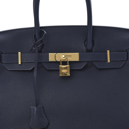 Hermes Togo Birkin 30 Bleu Nuit 9 of 12
