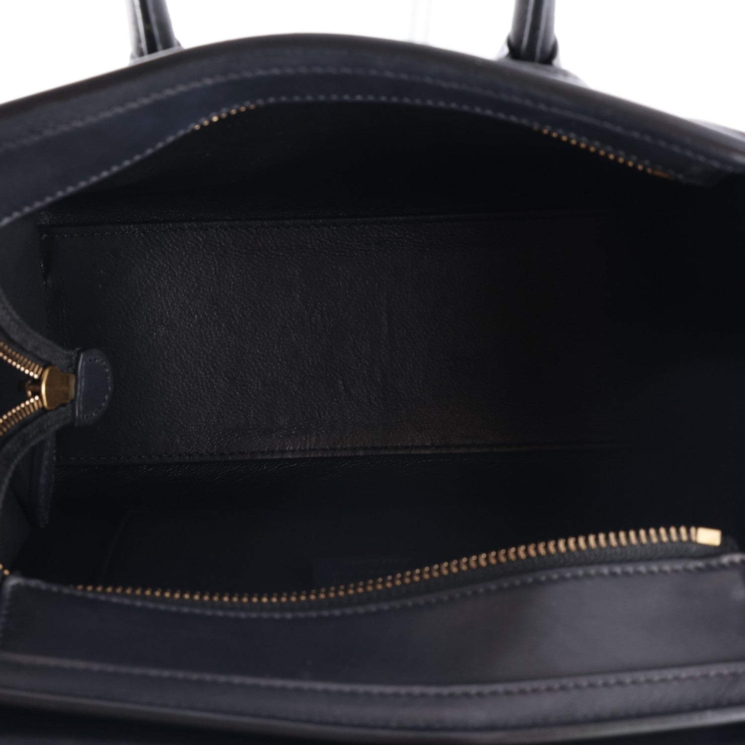 Celine Smooth Drummed Calfskin Tri-Color Nano Luggage Amber 5 of 10