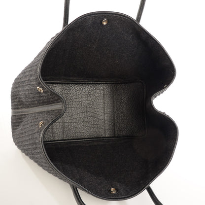 Hermes Ribbed Wool Negonda Garden Party MM 36 Graphite 11 of 23
