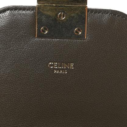 Celine Calfskin Quilted Medium C Bag Khaki 6 of 9