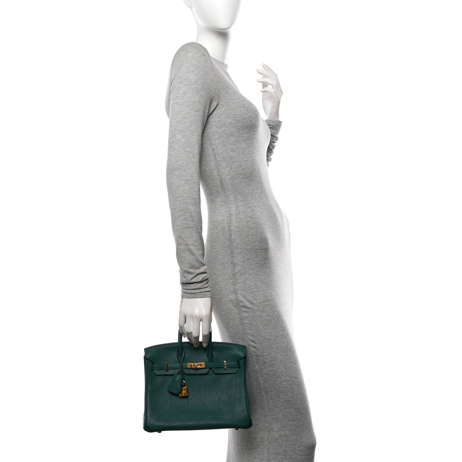Hermes Togo Birkin 25 Malachite 2 of 13