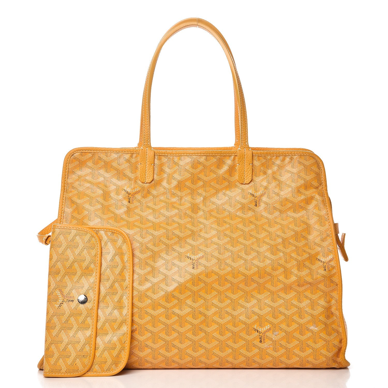 Goyard Goyardine Sac Hardy Pet Carrier PM Yellow 1 of 11