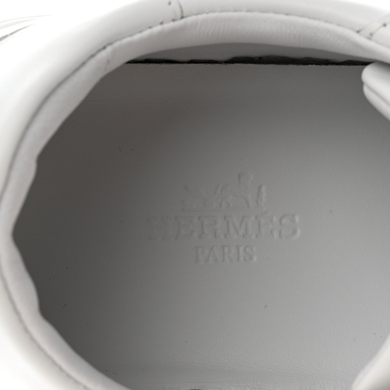Hermes Calfskin Day Sneakers 38 White 7 of 8
