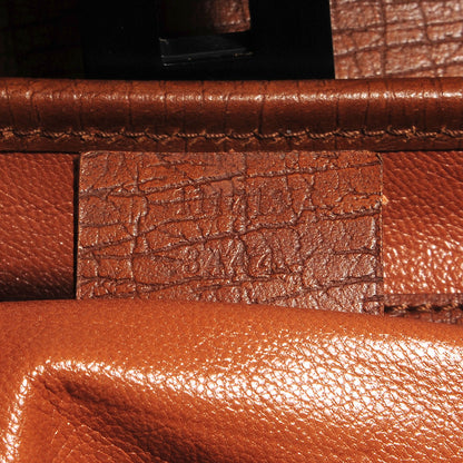 Gucci Leather Bamboo Bullet Satchel Brown 7 of 7