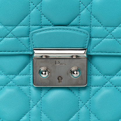 Christian Dior Lambskin Cannage Large Miss Dior Flap Turquoise 9 of 9