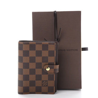 Louis Vuitton Damier Ebene Small Ring Agenda Cover 8 of 8