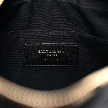 Saint Laurent Calfskin Matelasse Monogram Lou Camera Bag Black 6 of 14