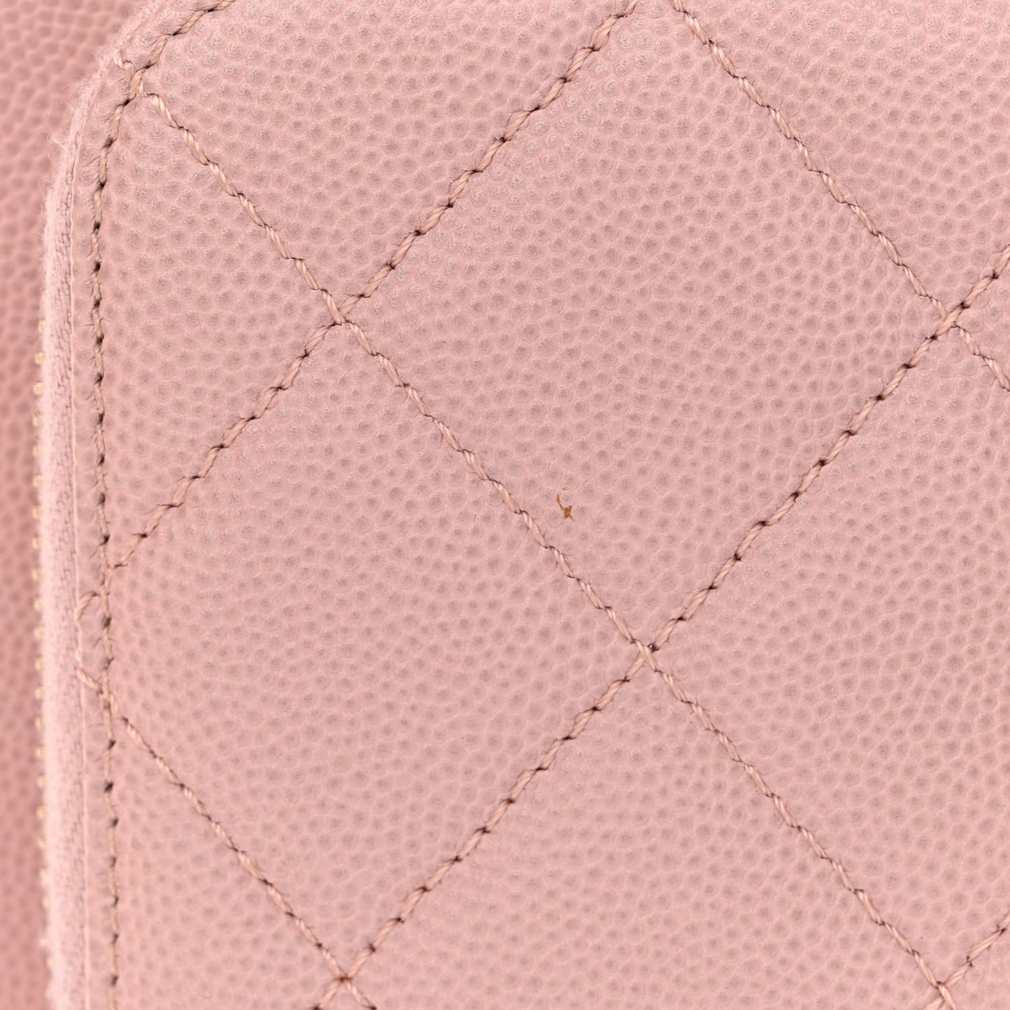 Caviar Quilted Small Business Affinity Flap Light Pink