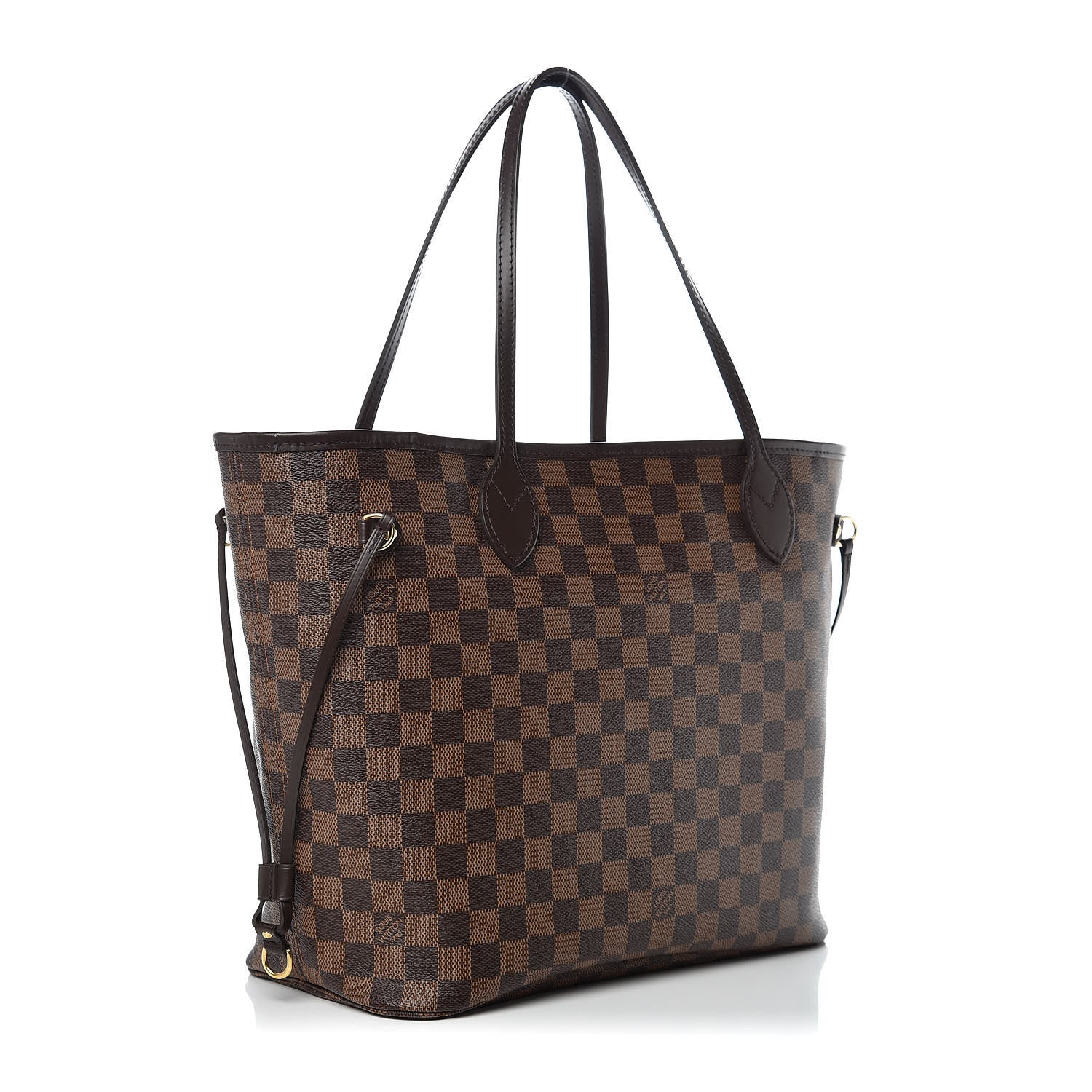Louis Vuitton Damier Ebene Neo Neverfull MM Rose Ballerine 4 of 11