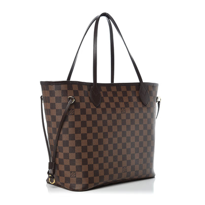 Louis Vuitton Damier Ebene Neo Neverfull MM Rose Ballerine 4 of 11
