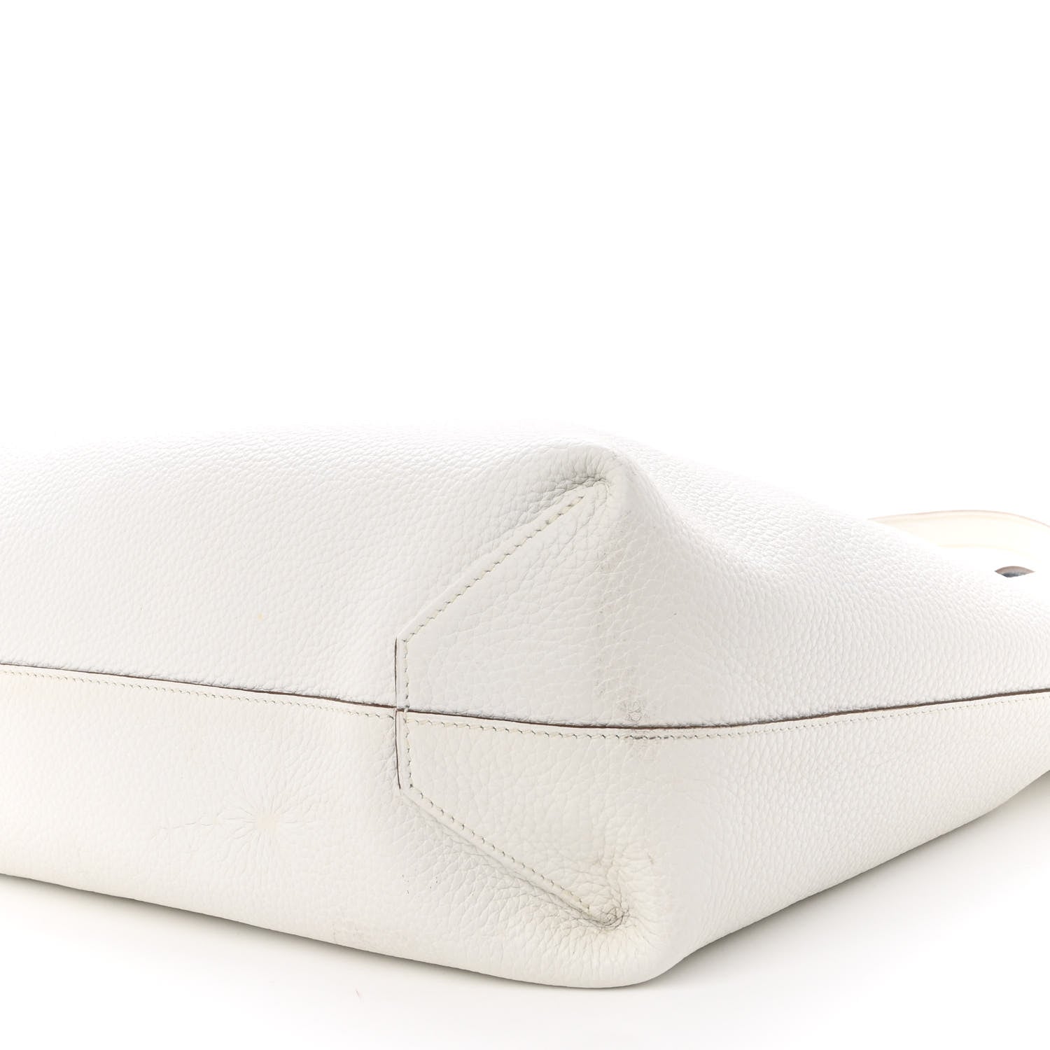 Hermes Taurillon Clemence Double Sens 45 Reversible Tote Bleu Thalassa White 16 of 20