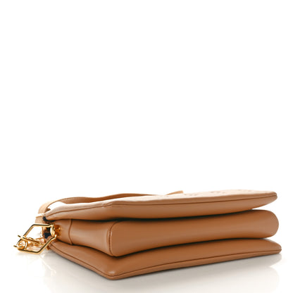 Louis Vuitton Lambskin Embossed Monogram Coussin PM Camel 4 of 9