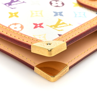 Louis Vuitton Monogram Multicolor Small Ring Agenda Cover White 7 of 13