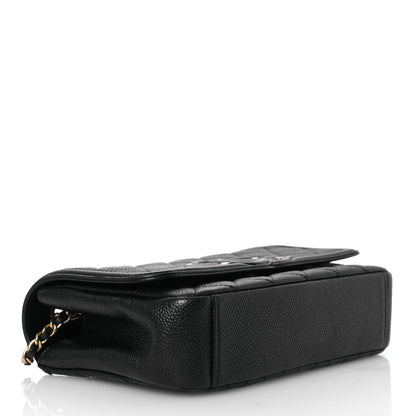 Chanel Caviar Quilted Small CC Filigree Flap Black 4 of 12